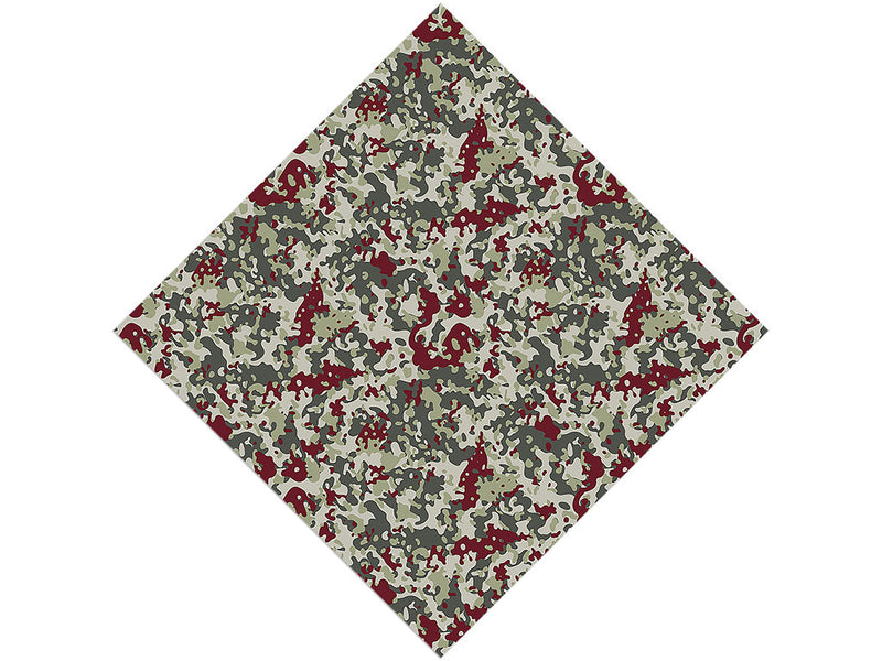 Maroon Flecktarn Camouflage Vinyl Wrap Pattern