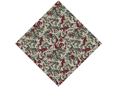 Maroon Flecktarn Camouflage Vinyl Wrap Pattern