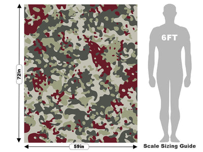 Maroon Flecktarn Camouflage Vehicle Wrap Scale~Rwraps Series 914 Maroon Flecktarn Camouflage Measurements~2