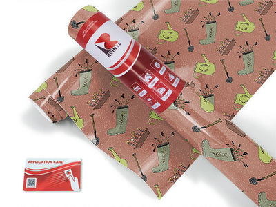 maroon gear gardening Craft Vinyl Roll