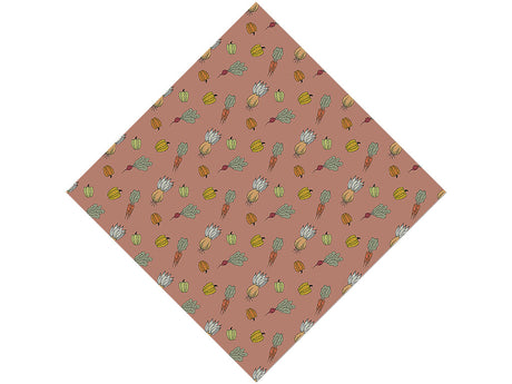 Maroon Harvest Gardening Vinyl Wrap Pattern