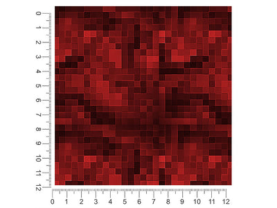 maroon lagoon pixel 1ft x 1ft Craft Sheets