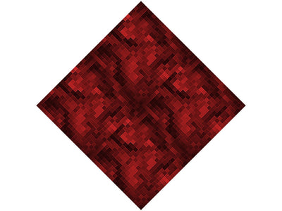 Maroon Lagoon Pixel Vinyl Wrap Pattern
