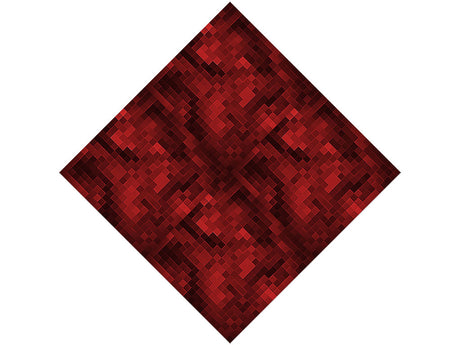 Maroon Lagoon Pixel Vinyl Wrap Pattern