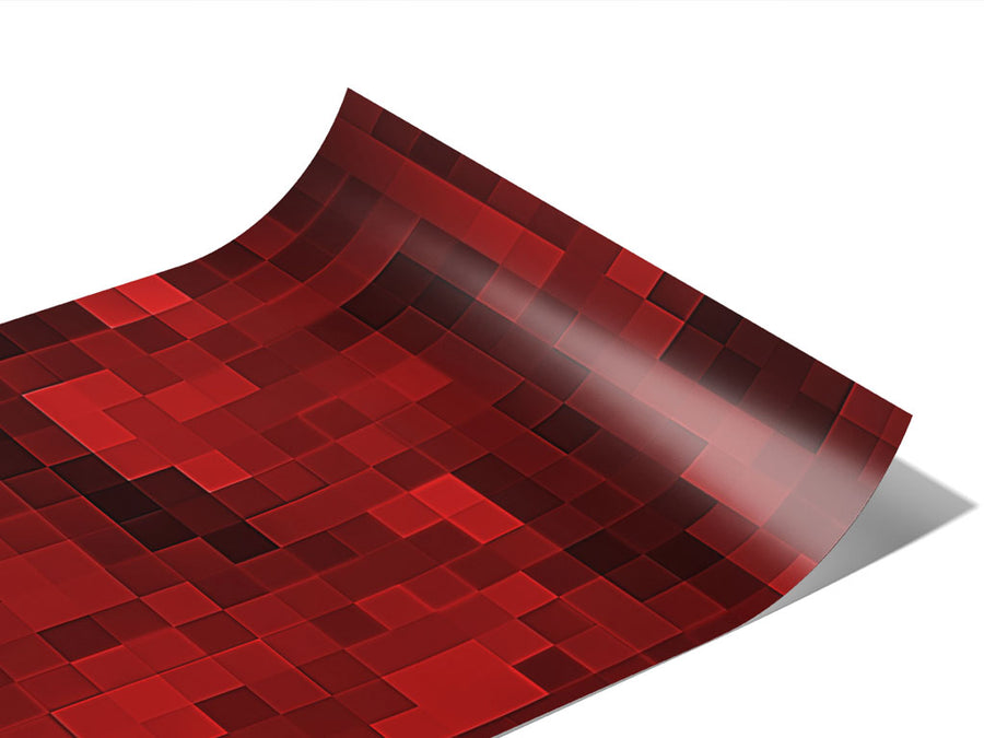 Maroon Lagoon Pixel Vinyl Wraps~Rwraps Series 914 Digitally Printed Vinyl Wrap~0