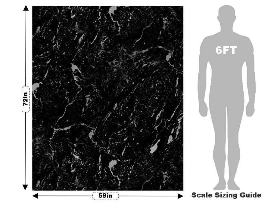 Marquina Black Marble Vehicle Wrap Scale~Rwraps Series 914 Marquina Black Marble Measurements~1