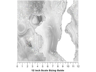 Marshmallow Delight Gemstone Vinyl Film Pattern Size 12 inch Scale~Rwraps Marshmallow Delight Gemstone Sizing Chart~2