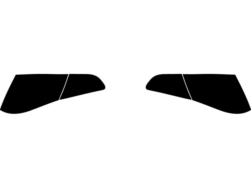 ghibli Precut Tail Light Tint Diagram