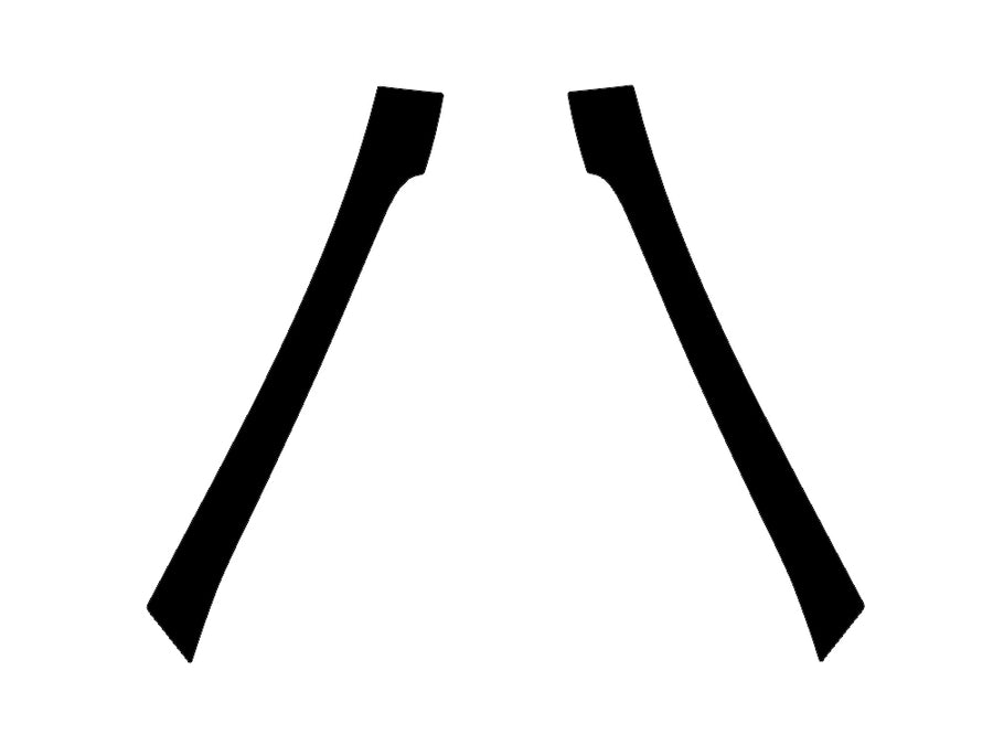 maserati ghibli 2014-2021 Camo Pillar Trim Diagram