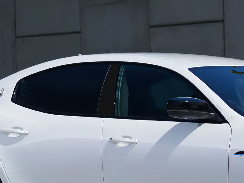 maserati ghibli 2014-2021 Carbon Fiber Pillar Cover Diagram