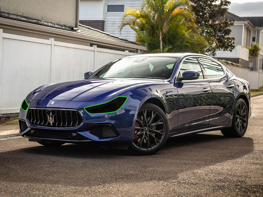 maserati ghibli 2014-2024 Headlight Tint Location