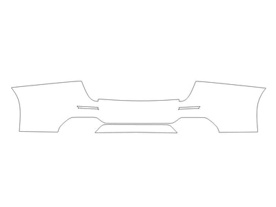ghibli 3M Clear Bra Door Cup Precut PPF Diagram