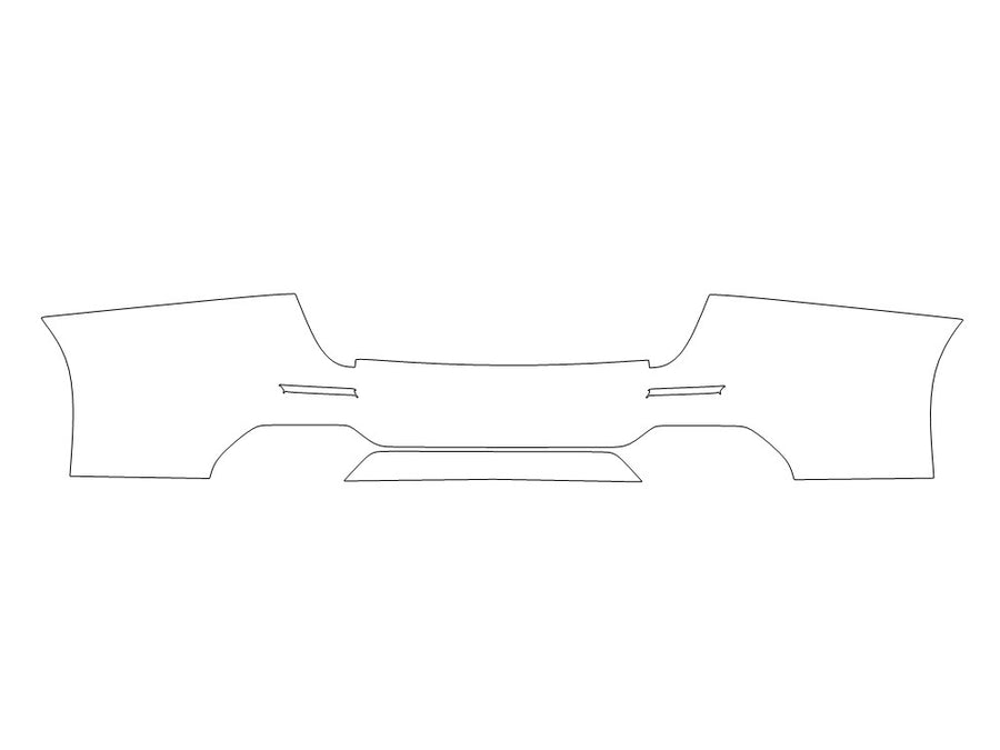 ghibli 3M Clear Bra Door Cup Precut PPF Diagram