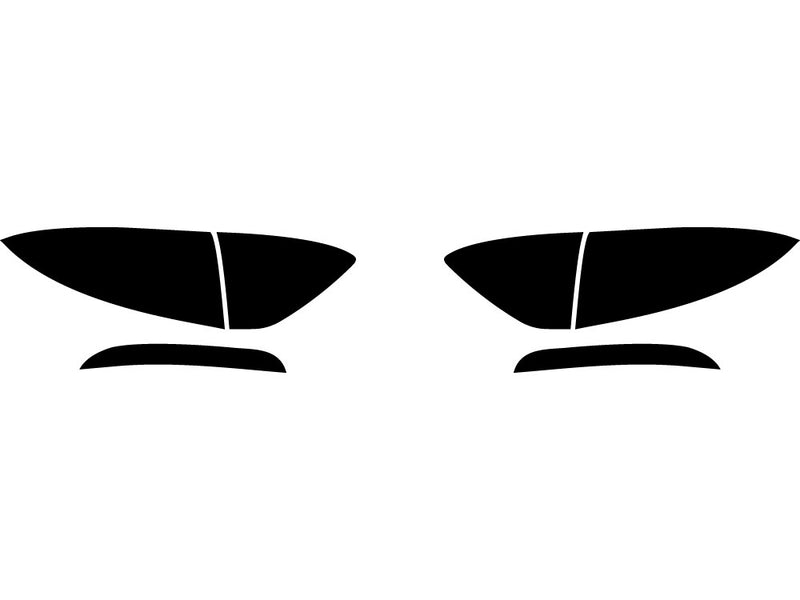 levante Precut Tail Light Tint Diagram