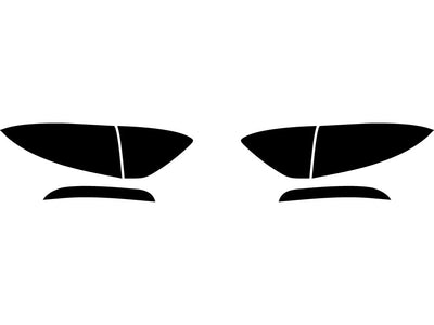 levante Precut Tail Light Tint Diagram