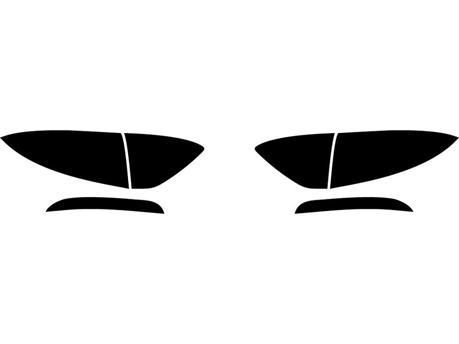 levante Precut Tail Light Tint Diagram