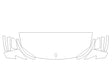 levante Avery Dennison Clear Bra Hood Precut PPF Diagram