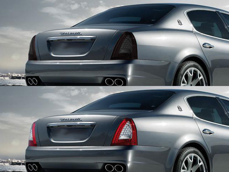 quattroporte Before and After Smoked Taillights
