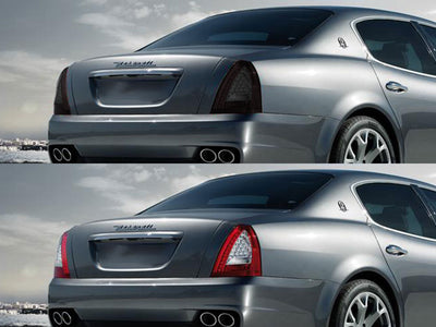 quattroporte Before and After Smoked Taillights