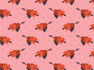 Match Made Heart Vinyl Wrap Pattern~Rwraps Series 914 Digitally Printed Vinyl Wrap~0
