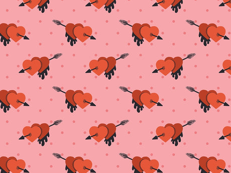 Match Made Heart Vinyl Wrap Pattern~Rwraps Series 914 Digitally Printed Vinyl Wrap~0