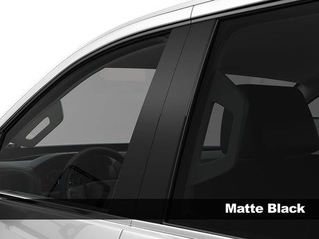 saab 9-5 2003-2010 (sedan) Matte Black Pillar Cover Diagram