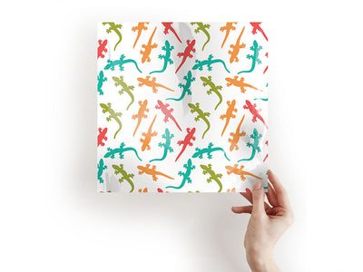 matte geckos animal Craft Sheets