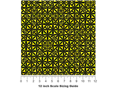 Maximum Output Mosaic Vinyl Film Pattern Size 12 inch Scale~Rwraps Maximum Output Mosaic Sizing Chart~2