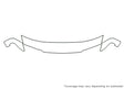 626 3M Clear Bra Hood Precut PPF Diagram