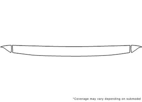 b-series 3M Clear Bra Hood Precut PPF Diagram