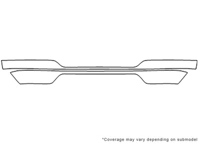 b-series Avery Dennison Clear Bra Bumper Precut PPF Diagram
