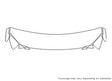 cx-3 3M Clear Bra Hood Precut PPF Diagram