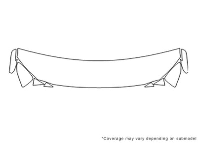 cx-3 3M Clear Bra Hood Precut PPF Diagram