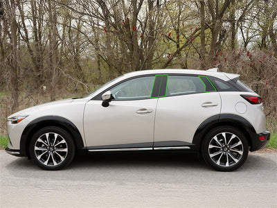 mazda cx-3 2016-2022 Pillar Post Trim Installation Location