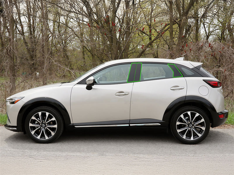 mazda cx-3 2016-2022 Pillar Post Trim Installation Location