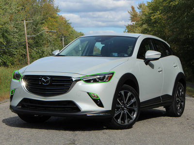 mazda cx-3 2016-2022 Headlight Protection Installation Location