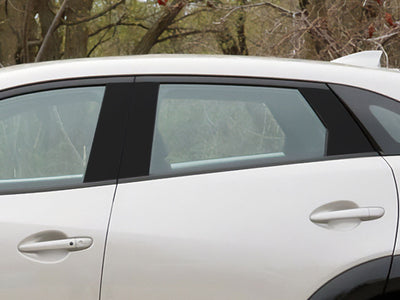 mazda cx-3 2016-2022 Gloss Black Pillar Cover Diagram
