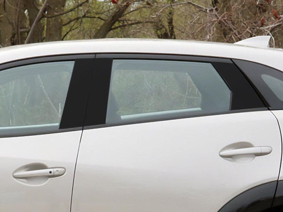 mazda cx-3 2016-2022 Gloss Black Pillar Cover Diagram