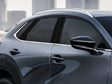 mazda cx-30 2020-2023 Brushed Aluminum Black Pillar Cover Diagram