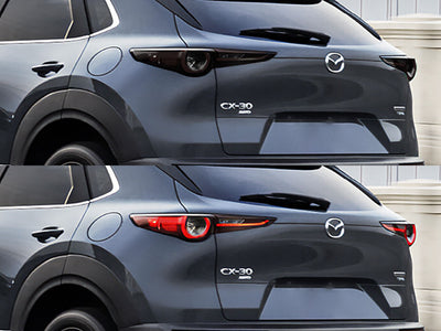 cx-30 Before and After Smoked Taillights