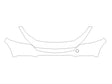 cx-30 Avery Dennison Clear Bra Bumper Precut PPF Diagram