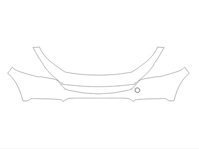cx-30 Avery Dennison Clear Bra Bumper Precut PPF Diagram