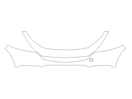 cx-30 Avery Dennison Clear Bra Bumper Precut PPF Diagram