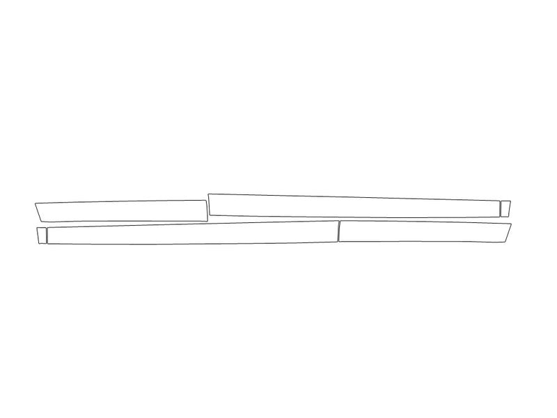 cx-30 Avery Dennison Clear Bra Door Cup Precut PPF Diagram