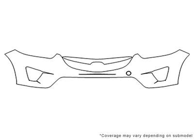 cx-5 3M Clear Bra Bumper Precut PPF Diagram