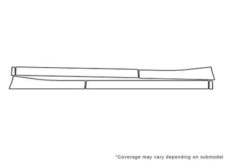 cx-5 3M Clear Bra Door Cup Precut PPF Diagram