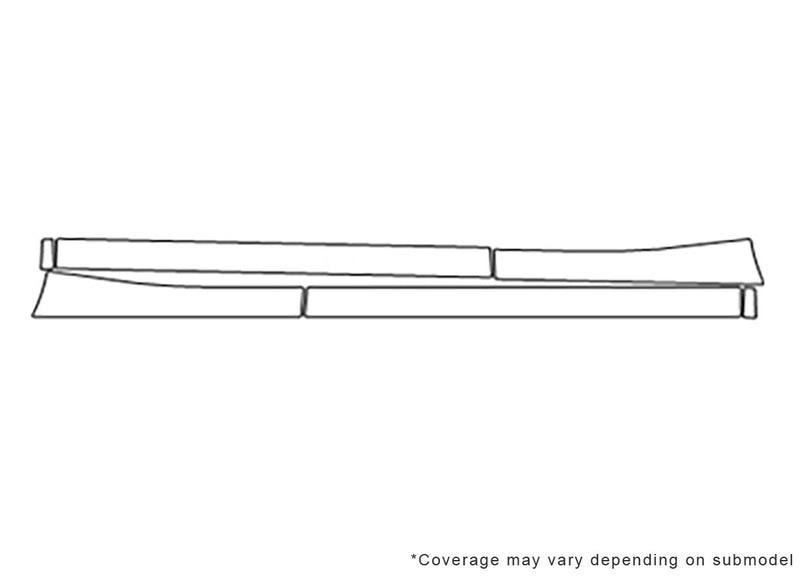 cx-5 Avery Dennison Clear Bra Door Cup Precut PPF Diagram