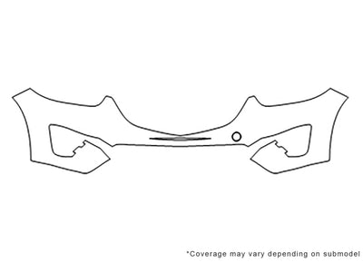 cx-5 3M Clear Bra Bumper Precut PPF Diagram