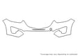 cx-5 Avery Dennison Clear Bra Bumper Precut PPF Diagram