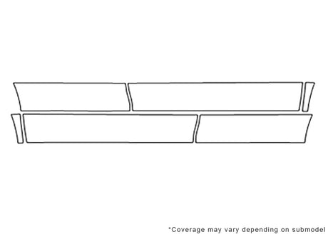 cx-5 Avery Dennison Clear Bra Door Cup Precut PPF Diagram